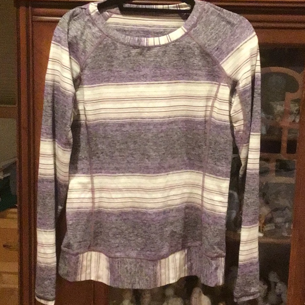 Lululemon long-sleeve purple shirt